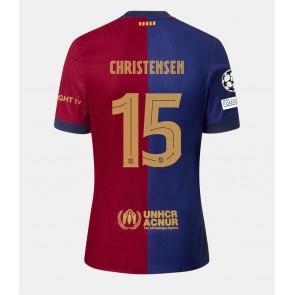 Barcelona Andreas Christensen #15 Replika Hjemmebanetrøje 2024-25 Kortærmet